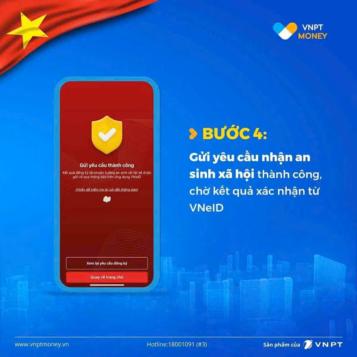 Nhận quà tặng 100.000 đồng dịp 2/9 dễ dàng trên VNeID với VNPT Money -4