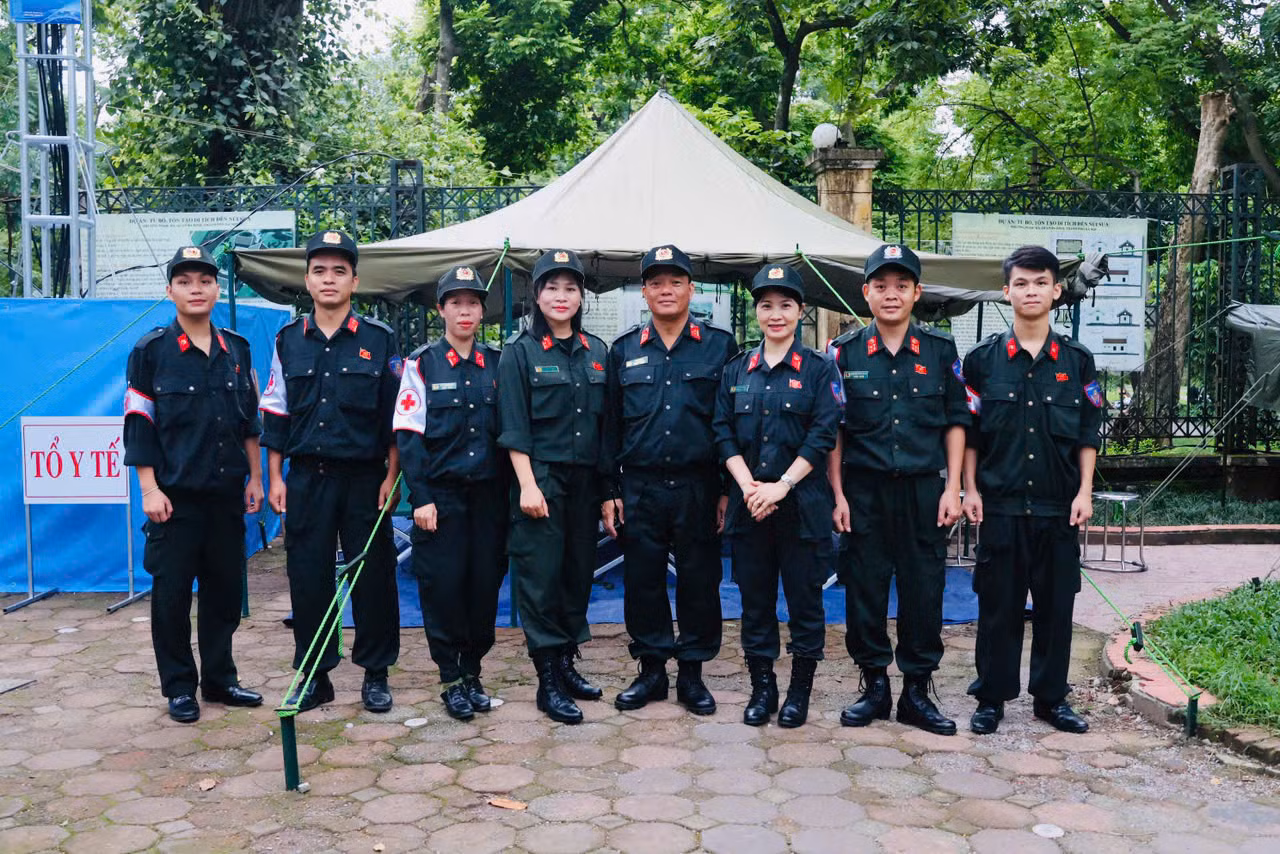 Đảm bảo y tế cho lễ tổng duyệt sự kiện A80 -0