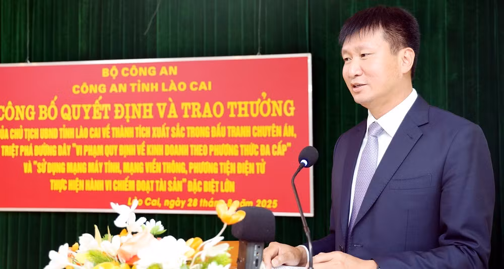 Triệt xoá đường dây lừa đảo tài sản, Công an tỉnh Lào Cai được khen thưởng -0