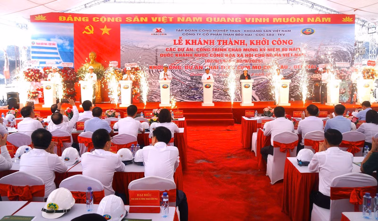 TKV khởi công 5 dự án trọng điểm, góp phần đảm bảo an ninh năng lượng quốc gia -0
