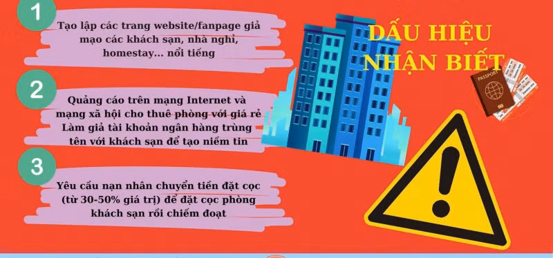 Cảnh báo nhiều thủ đoạn lừa du khách đặt phòng trực tuyến dịp lễ Quốc khánh 2/9 -0