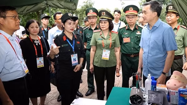 Lực lượng Y tế CAND trang bị hiện đại, sẵn sàng cho lễ tổng duyệt A80