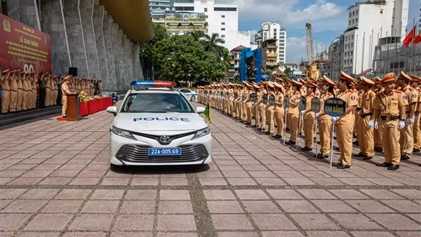 CSGT ba miền tăng cường hỗ trợ Hà Nội phục vụ nhiệm vụ A80