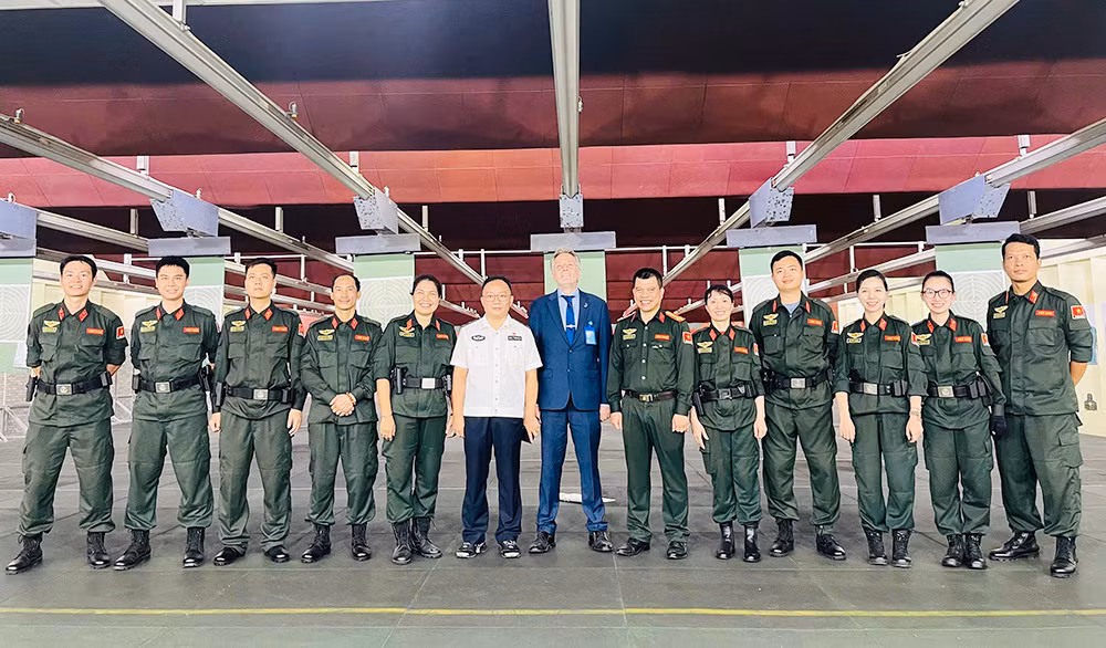 Sĩ quan công an Việt Nam xuất sắc vượt qua kỳ thi sát hạch năng lực gìn giữ hoà bình LHQ tại Trung Quốc -0