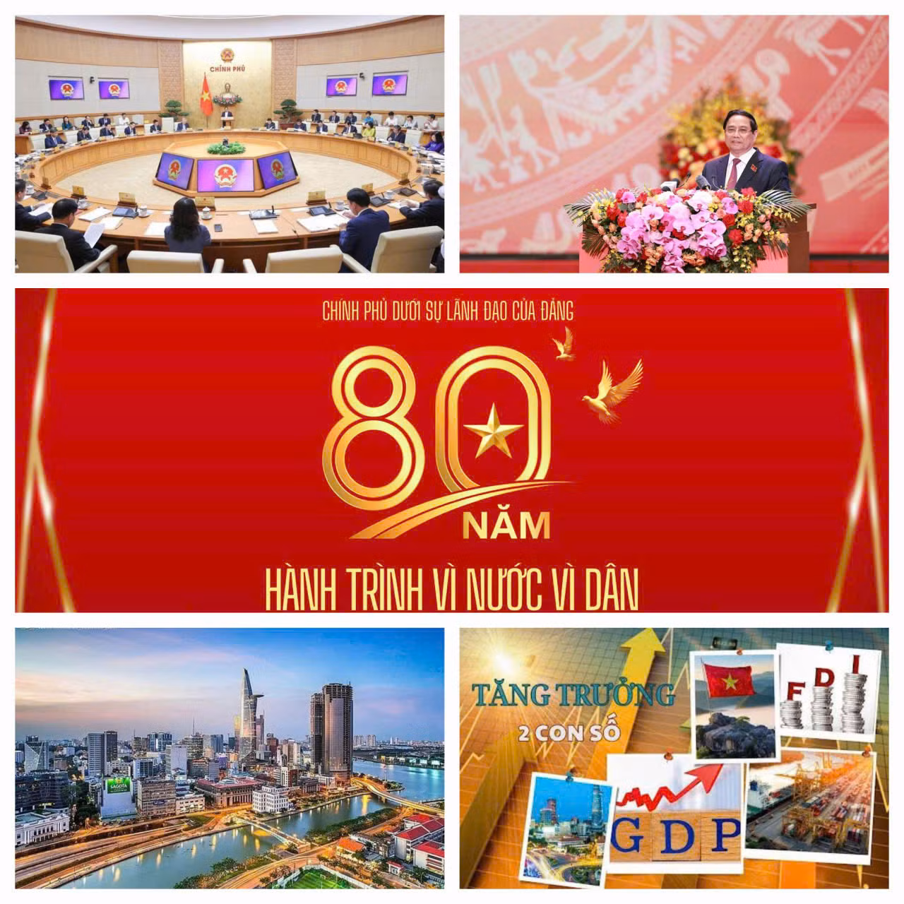 Chính phủ dưới sự lãnh đạo của Đảng - 80 năm hành trình vì nước, vì dân -0