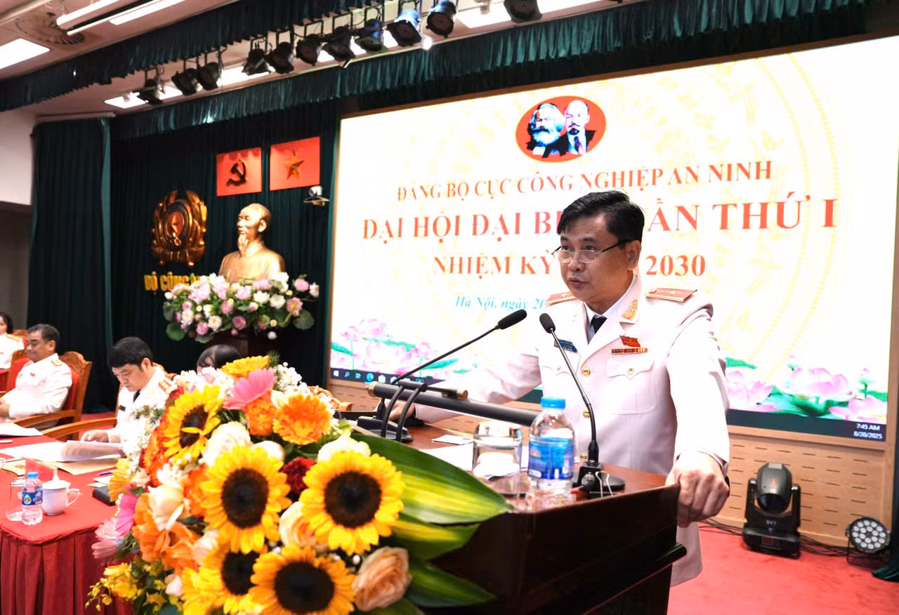 Đại hội đại biểu Đảng bộ Cục Công nghiệp an ninh lần thứ I -0