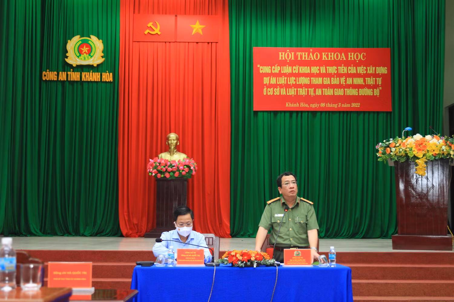 Hội thảo cung cấp luận cứ khoa học và thực tiễn của việc xây dựng dự án Luật lực lượng tham gia bảo vệ an ninh, trật tự cơ sở và Luật trật tự an toàn giao thông -0