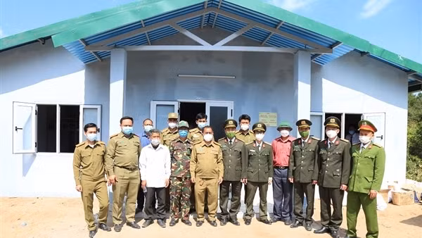Những công trình trụ sở Công an biên giới thắm tình hữu nghị Việt - Lào
