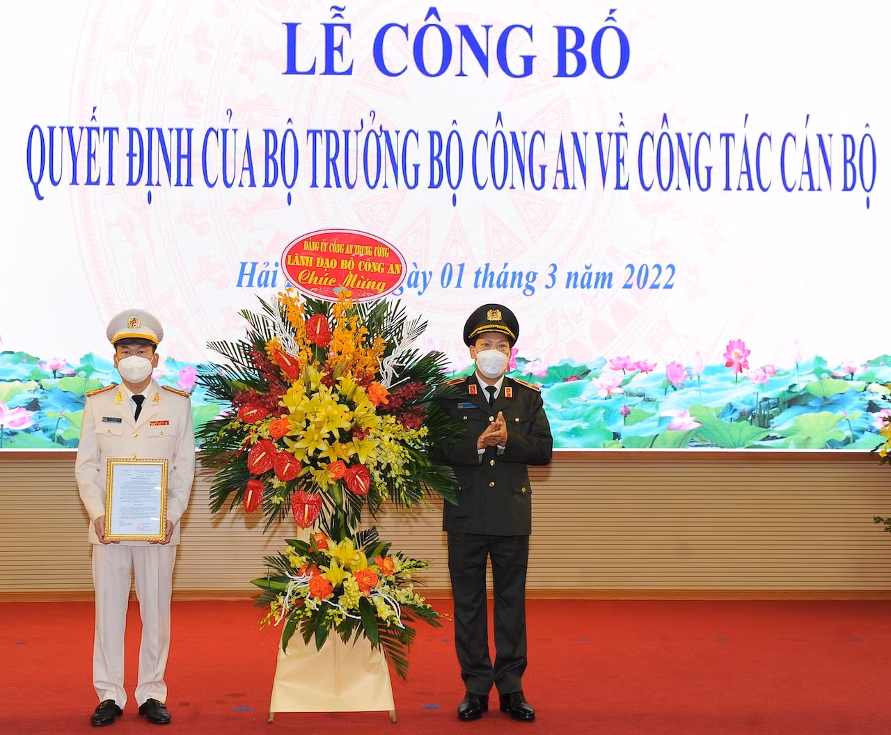 Công bố quyết định bổ nhiệm tân Giám đốc Công an tỉnh Hải Dương -0