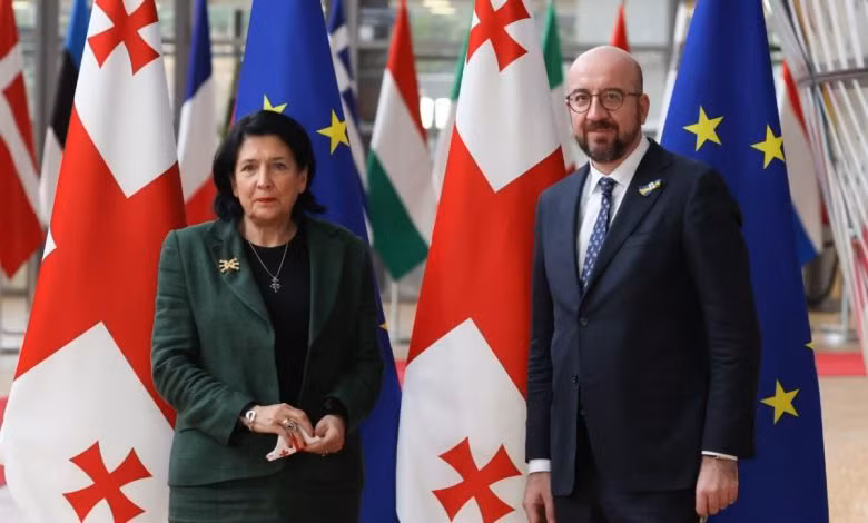 Theo sau Ukraine, Gruzia cũng xin gia nhập EU -0