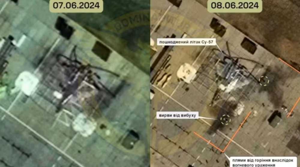 Ukraine tuyên bố lần đầu phá hủy chiến cơ tối tân Su-57 của Nga -0
