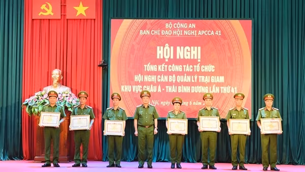 Tổng kết công tác tổ chức Hội nghị cán bộ quản lý trại giam khu vực Châu Á – Thái Bình Dương lần thứ 41