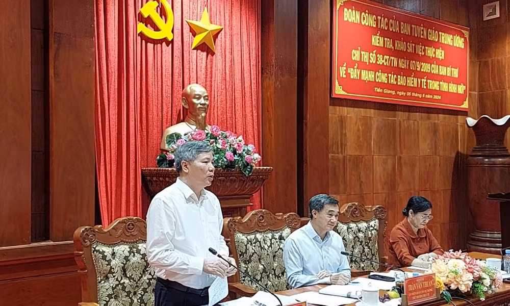 94,5% người dân Tiền Giang tham gia bảo hiểm y tế, vượt chỉ tiêu Thủ tướng giao -0