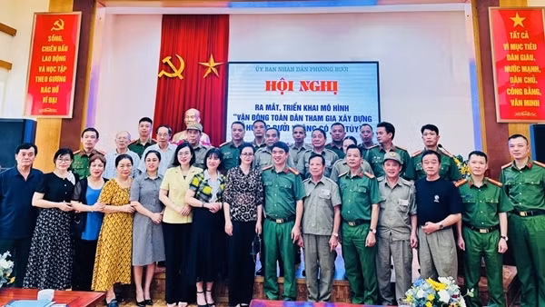Ra mắt mô hình điểm “Vận động toàn dân tham gia xây dựng phường không có ma tuý"