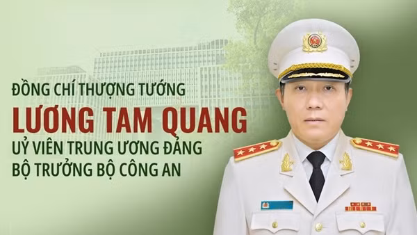 Tiểu sử tân Bộ trưởng Bộ Công an Lương Tam Quang