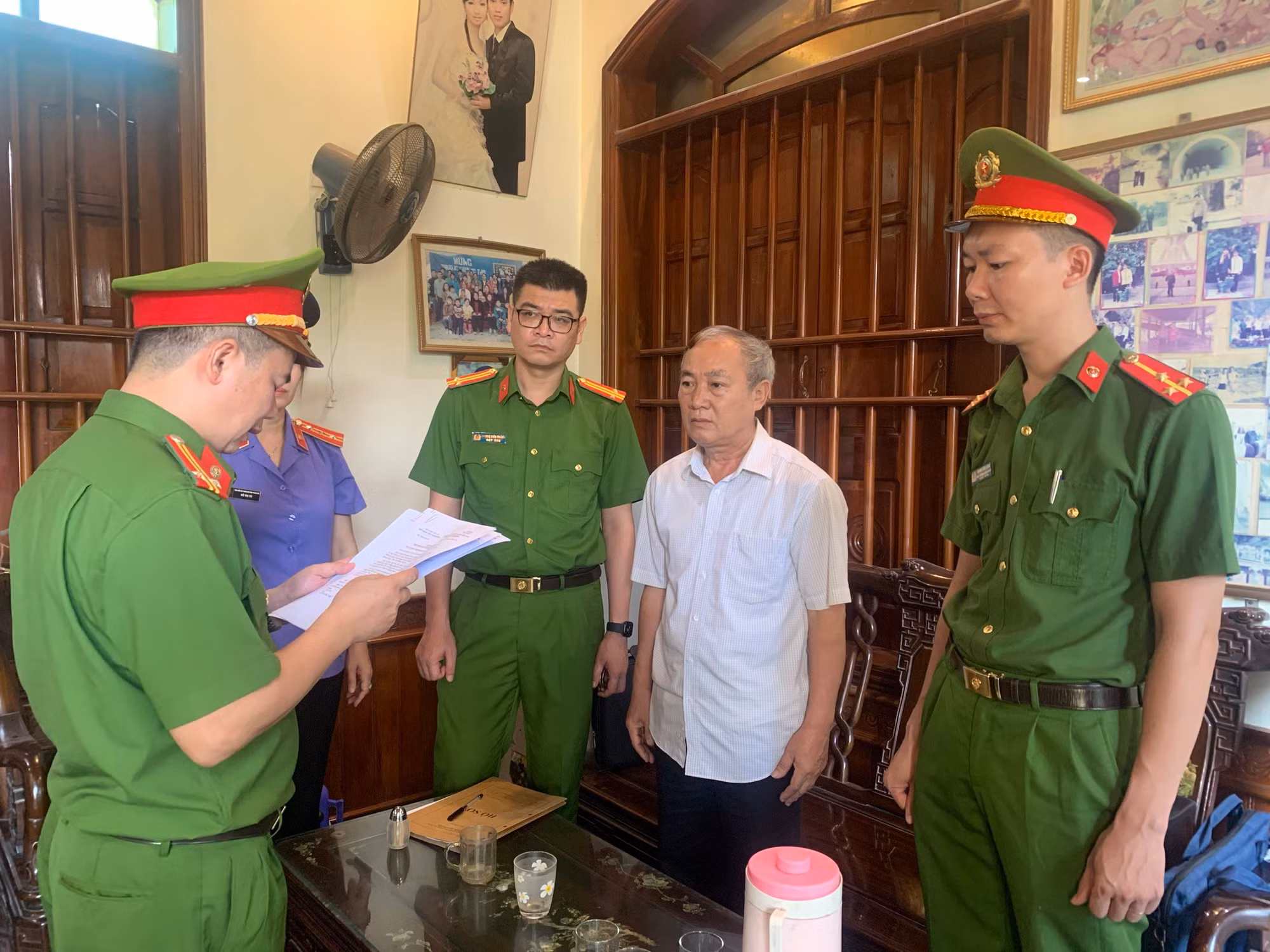 Khởi tố bị can nguyên Bí thư xã Vĩnh An -0