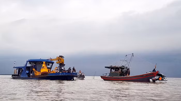Giải quyết dứt điểm tình trạng tranh chấp giữa ngư dân nuôi ngao và doanh nghiệp khai thác cát -0