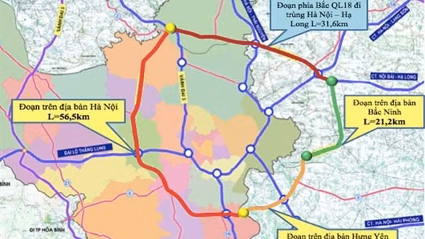 Dự án đường Vành đai 4 - Vùng Thủ đô: Đầu tư 94 tỷ đồng/1km ảnh 2