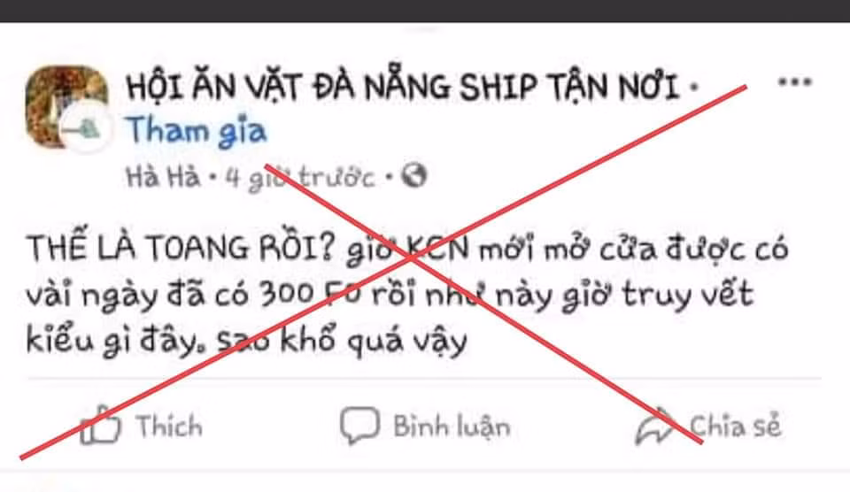 Lãnh phạt 7.5 triệu vì tung tin giả “thành phố có 300 F0” -0