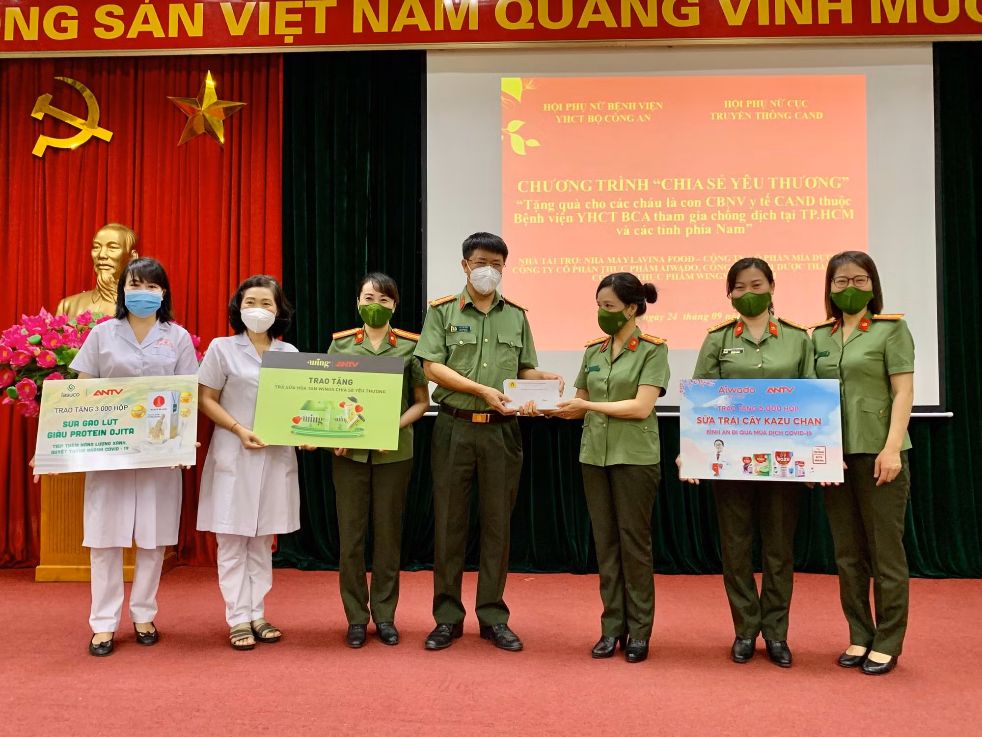 Chia sẻ yêu thương với hậu phương của các y, bác sĩ CAND đang ở tuyến đầu chống dịch -0
