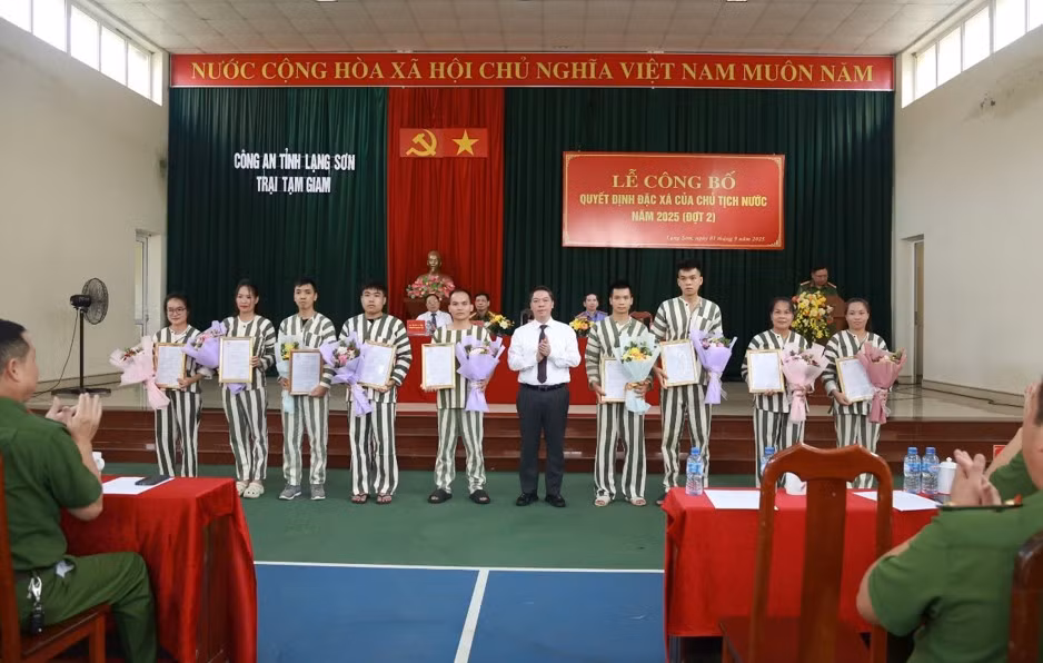 Công bố Quyết định đặc xá của Chủ tịch nước nhân dịp Quốc khánh 2/9 -0