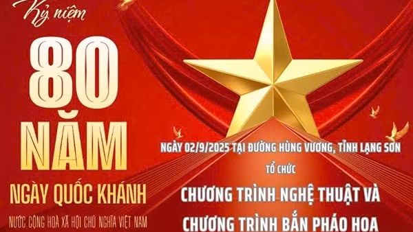 Nhiều hoạt động chào mừng 80 năm Quốc khánh 2/9 diễn ra tại Lạng Sơn