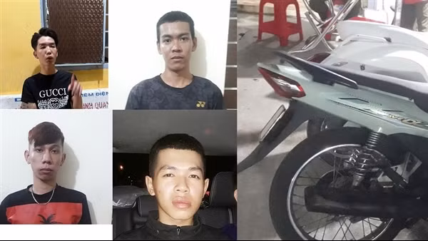 Bắt khẩn cấp 4 đối tượng chặn đường cướp tài sản giữa đêm khuya