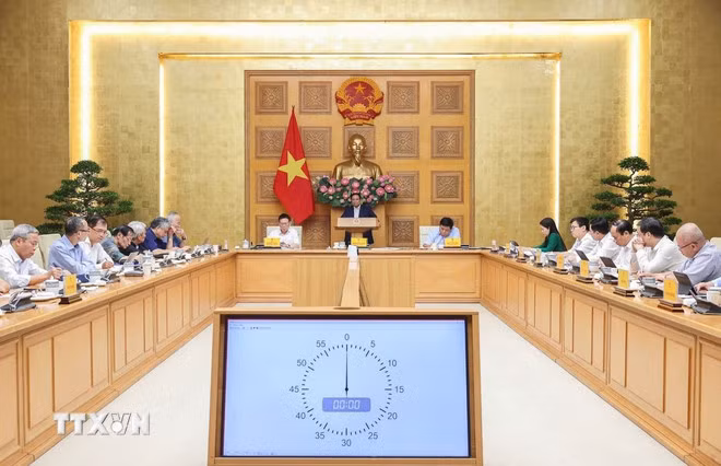 Thủ tướng Phạm Minh Chính làm việc với Hội đồng Tư vấn chính sách -0