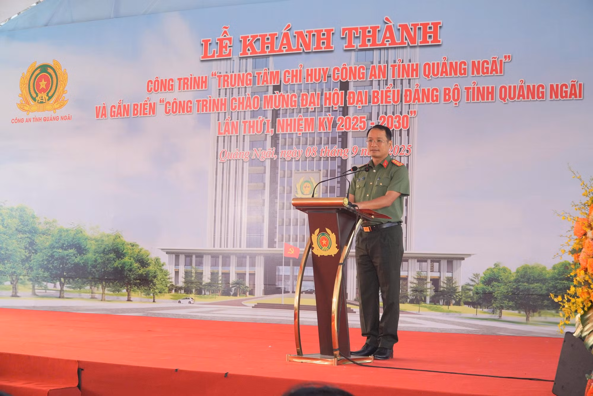 Quảng Ngãi: Khánh thành trung tâm chỉ huy Công an tỉnh -0
