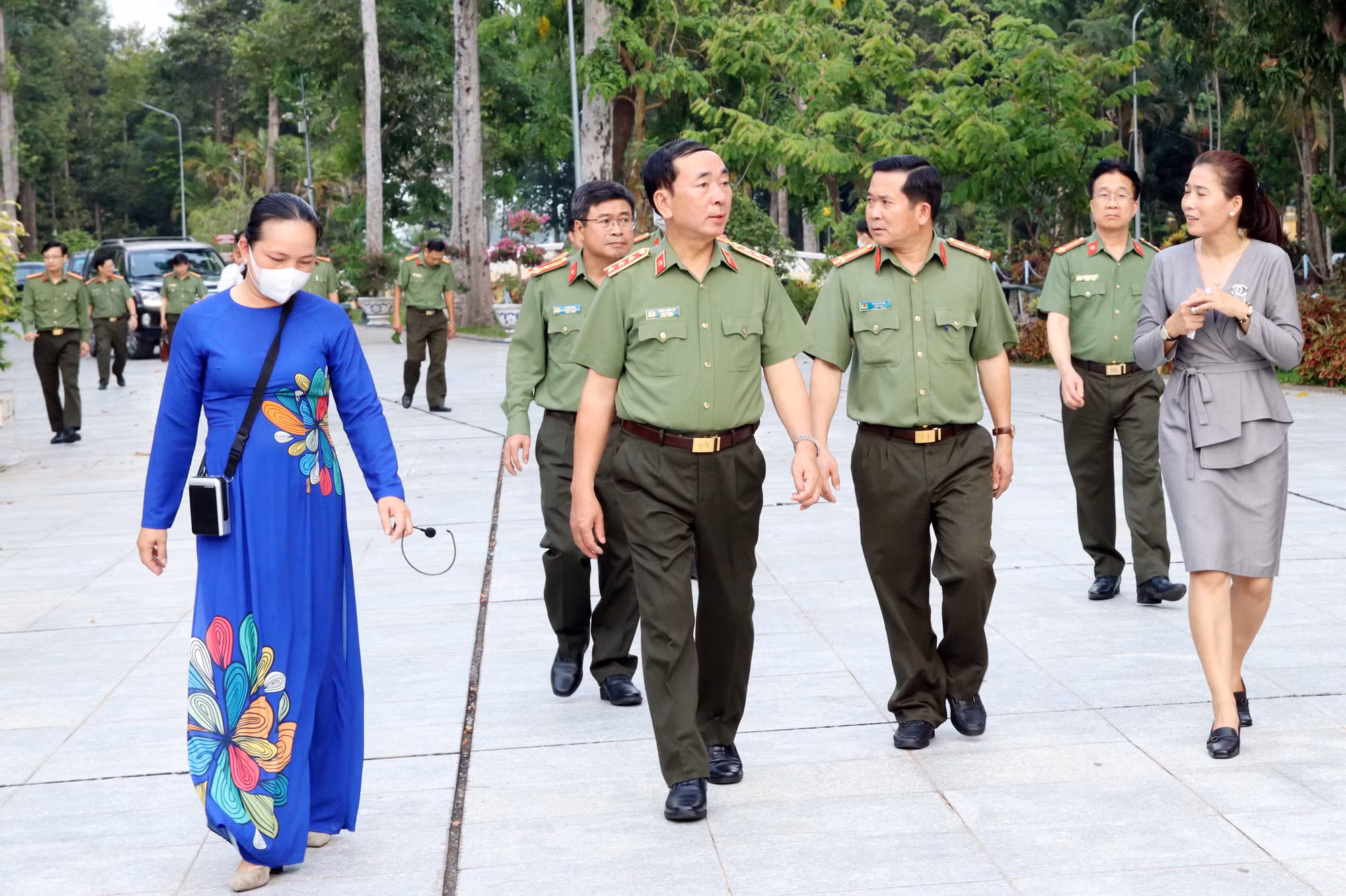 Thứ trưởng Trần Quốc Tỏ làm việc tại Công an tỉnh An Giang -0