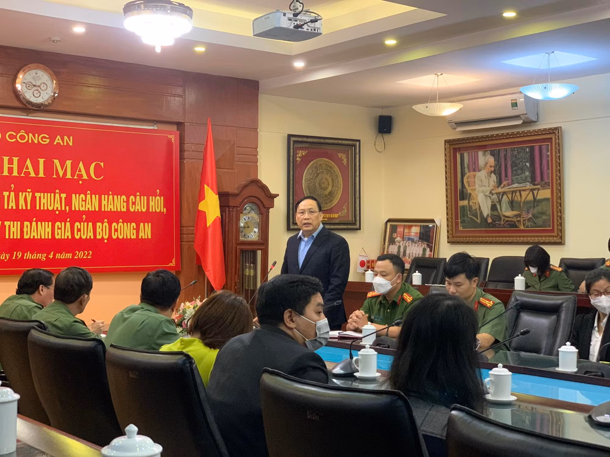 Xây dựng ma trận, ngân hàng câu hỏi đề tham khảo kỳ thi đánh giá của Bộ Công an -0