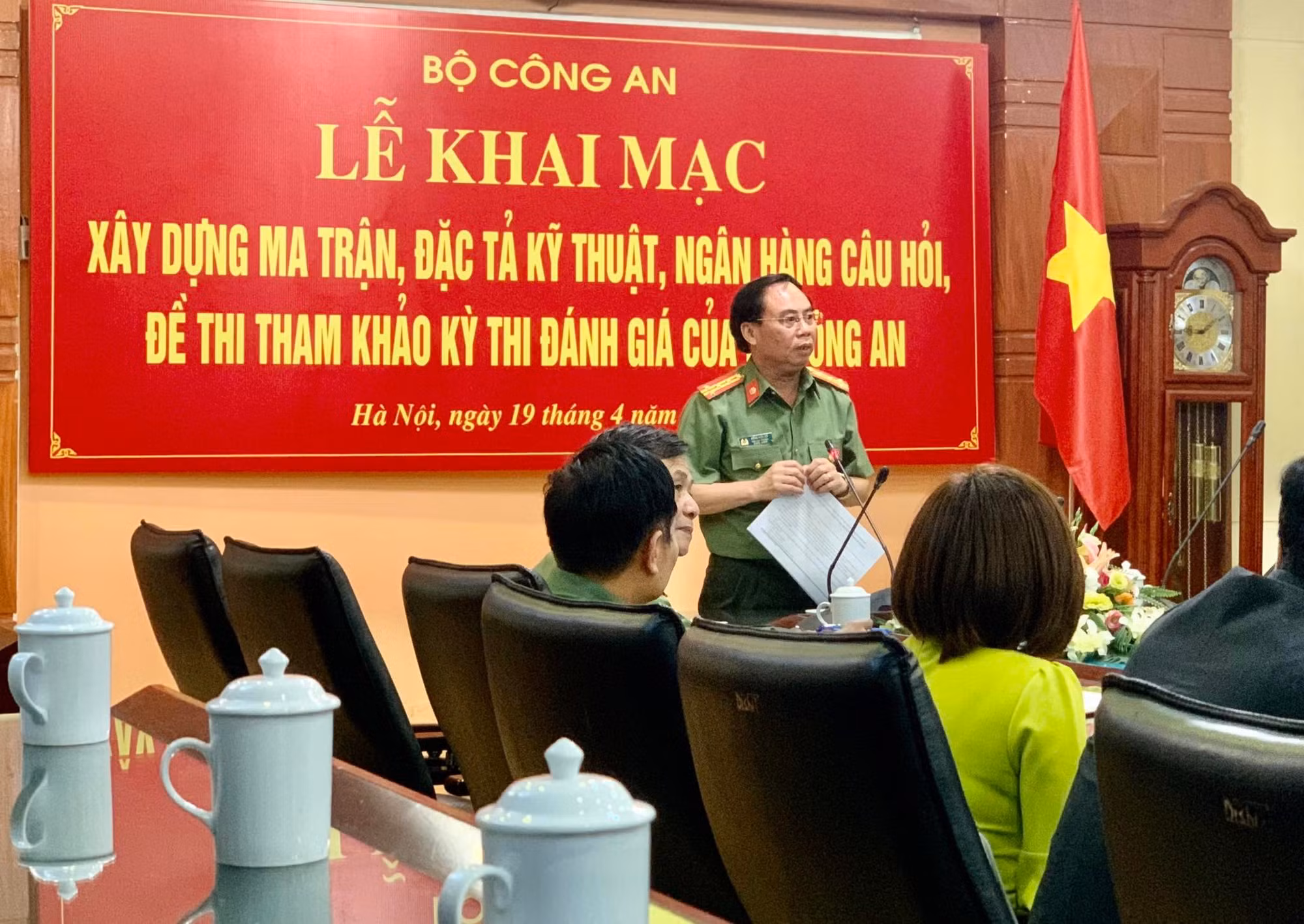 Xây dựng ma trận, ngân hàng câu hỏi đề tham khảo kỳ thi đánh giá của Bộ Công an -0
