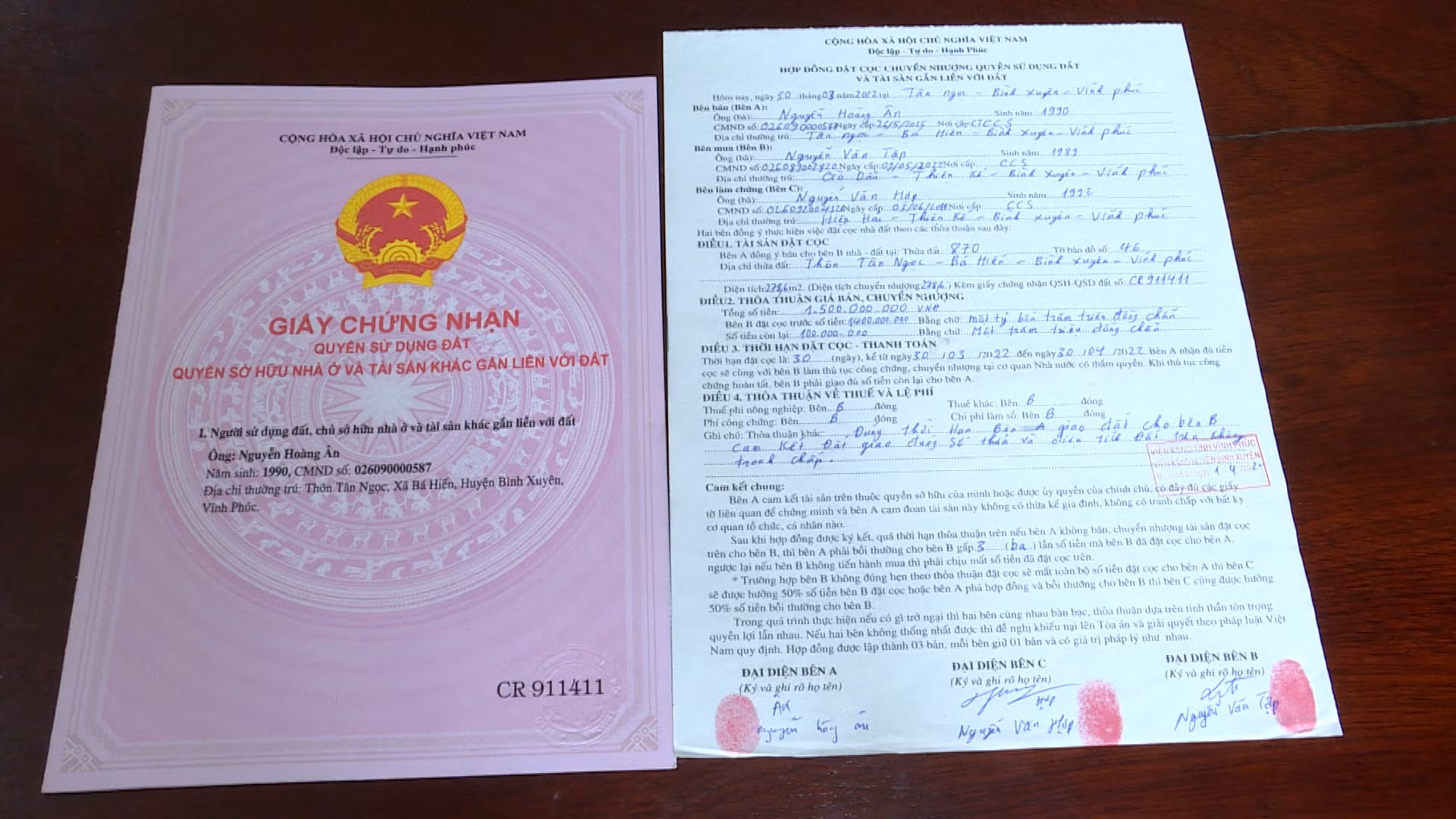 “Con nợ” làm giả giấy chứng nhận quyền sử dụng đất bán cho “chủ nợ -0