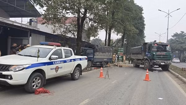 Công an tỉnh Thái Nguyên thông tin về vụ TNGT khiến Trung tá CSGT hy sinh