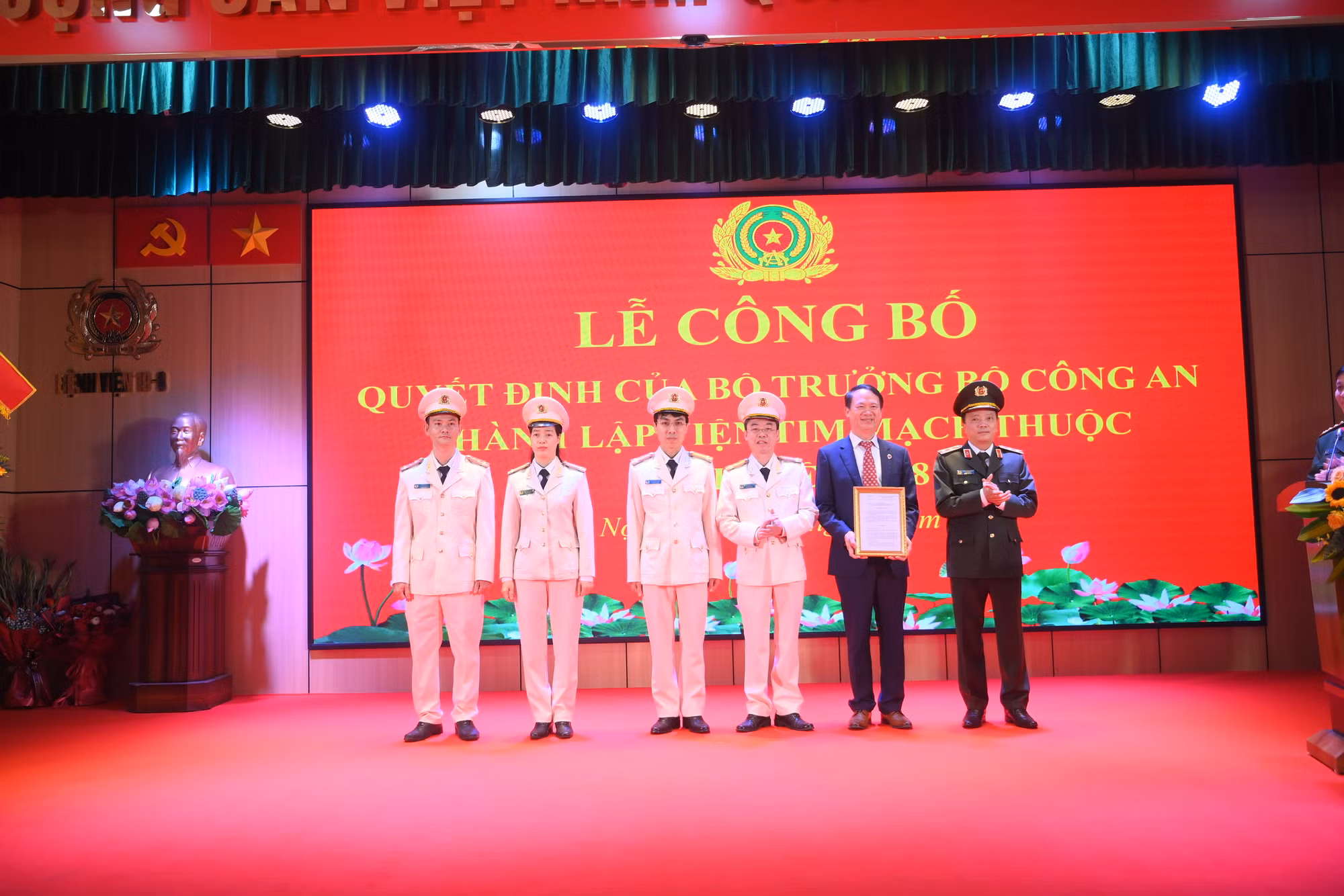 Bộ Công an công bố thành lập Viện Tim mạch Bệnh viện 19-8 -0