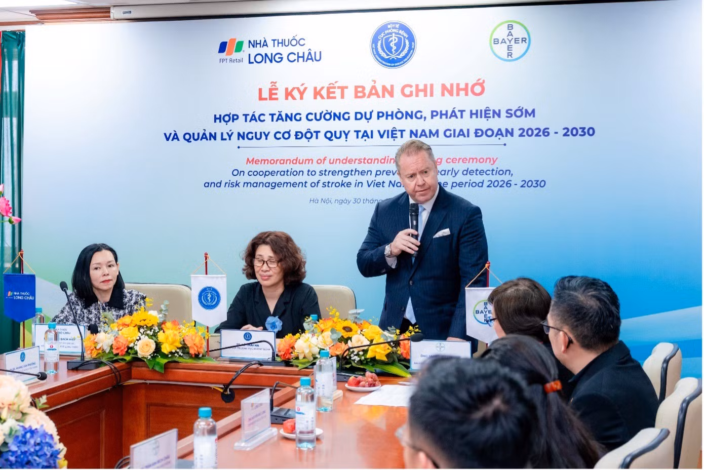 Long Châu và Bayer phối hợp Bộ Y tế triển khai chương trình phòng, chống đột quỵ giai đoạn 2025 – 2030 -0