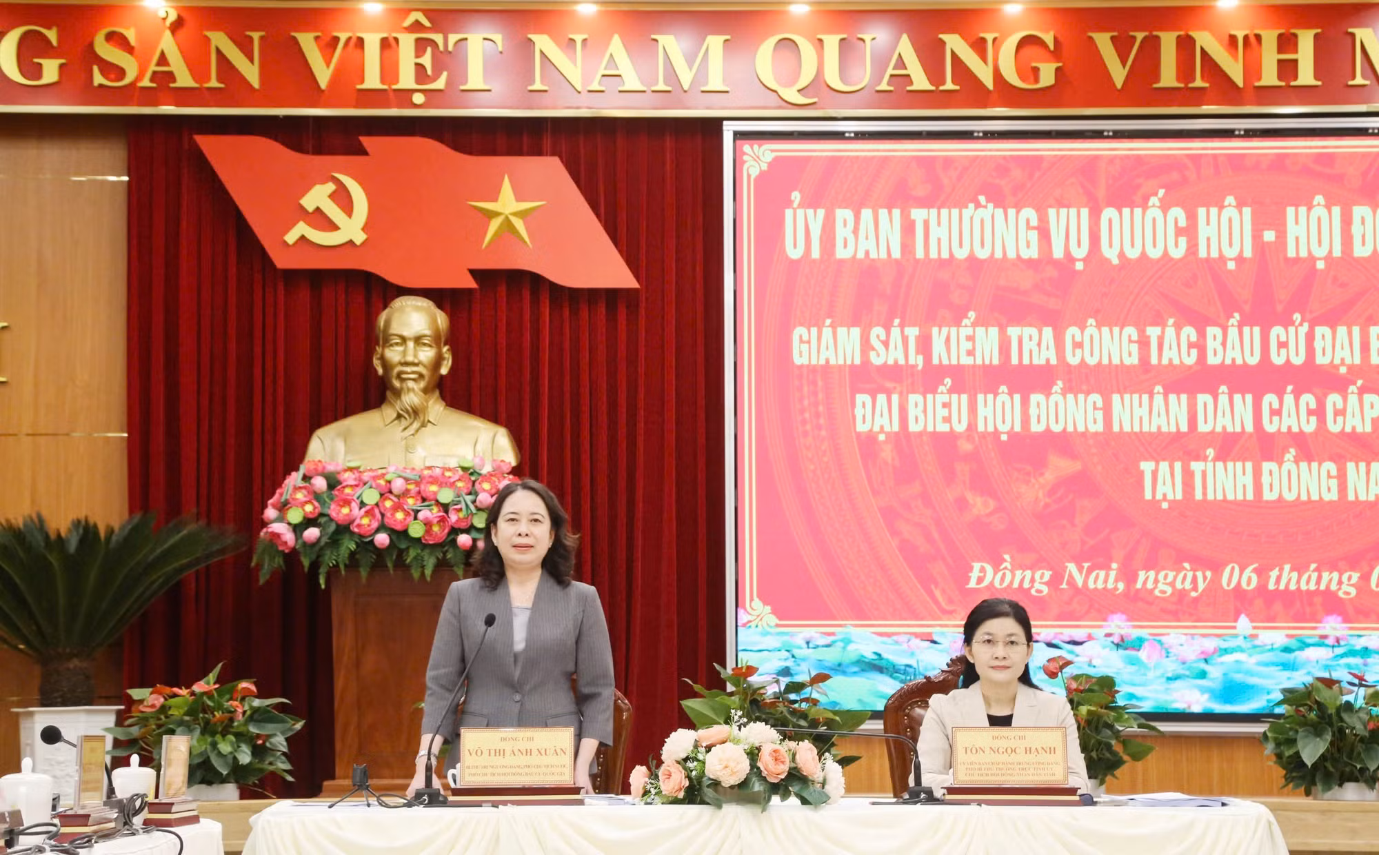 Phó Chủ tịch nước Võ Thị Ánh Xuân: Bảo đảm mọi cử tri ở Đồng Nai được tiếp cận đầy đủ thông tin trước ngày bầu cử -0
