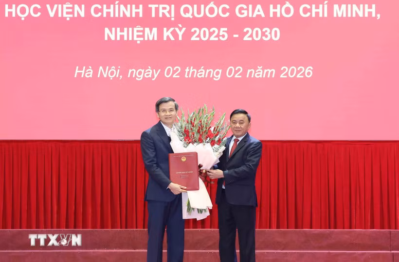 Ông Đoàn Minh Huấn giữ chức Bí thư Đảng ủy Học viện Chính trị quốc gia Hồ Chí Minh -0