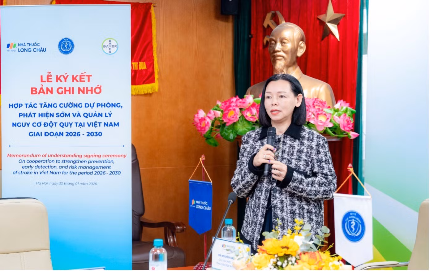 Long Châu và Bayer phối hợp Bộ Y tế triển khai chương trình phòng, chống đột quỵ giai đoạn 2025 – 2030 -0