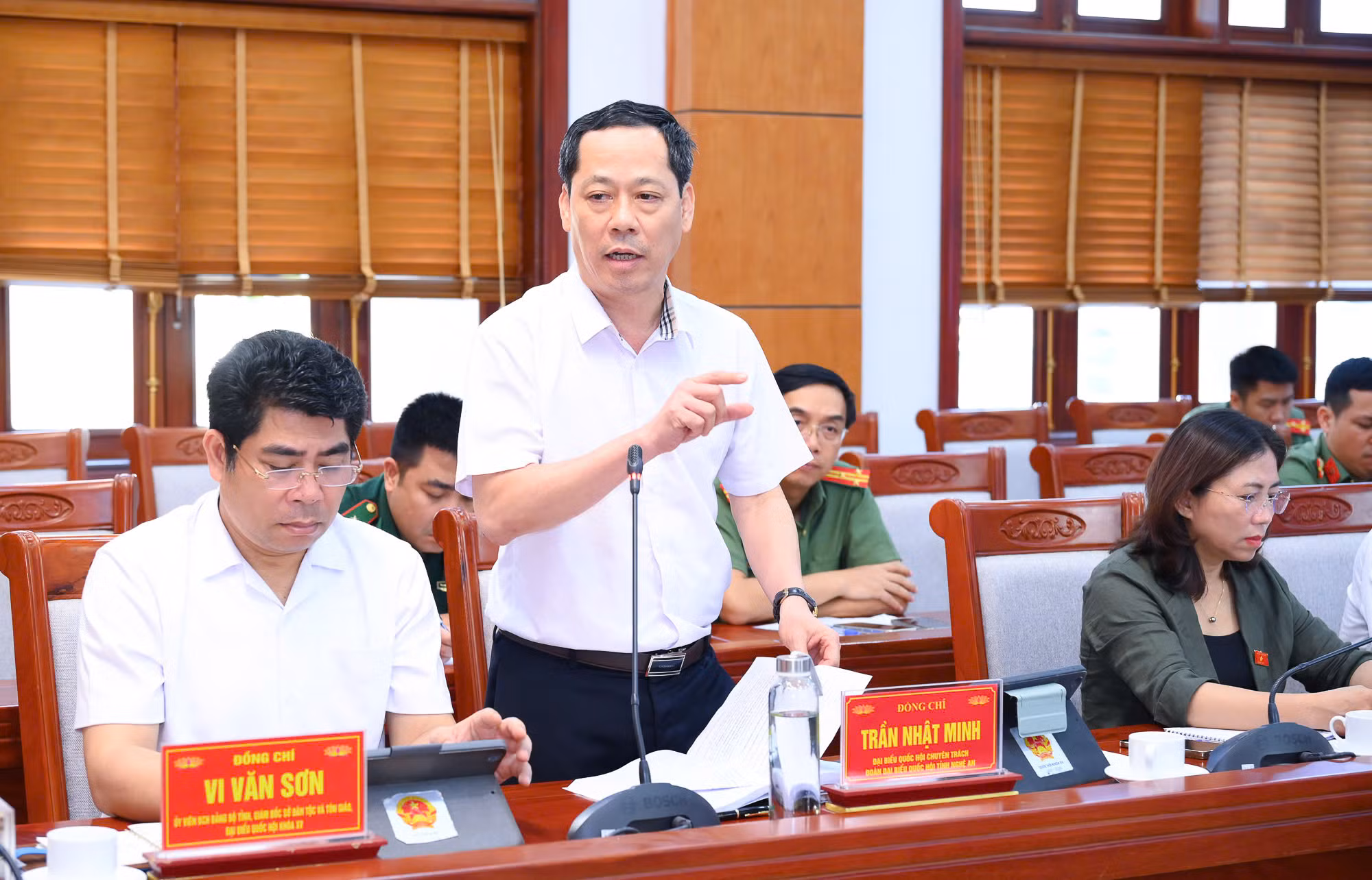 Nghệ An: Tổ chức Hội thảo góp ý các Dự án Luật do Bộ Công an chủ trì soạn thảo -0