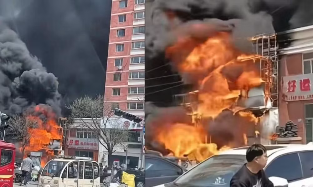 Cháy nhà hàng ở Trung Quốc, 22 người chết -0