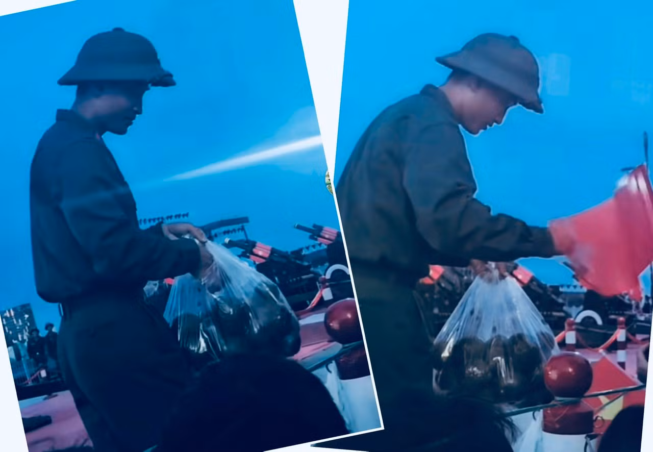 Những tấm ảnh chụp vội trong những ngày hợp luyện cho ngày đại lễ gây xúc động mạnh -2