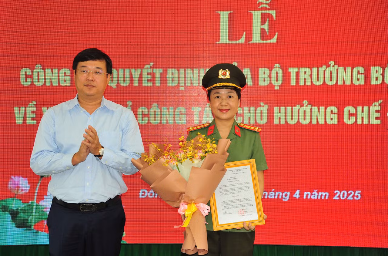 Đại tá Võ Thị Hoài Ngọc được giao quyền phụ trách Công an tỉnh Đồng Tháp -0