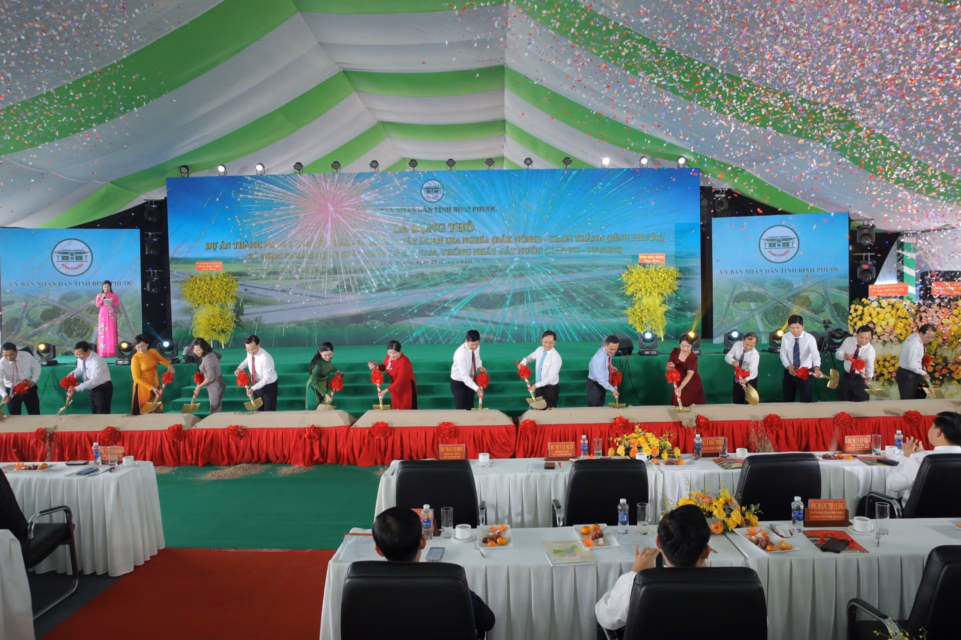 Bình Phước tổ chức lễ động thổ đường cao tốc kết nối với Đắk Nông -0