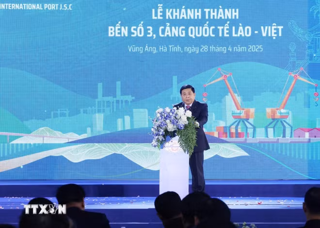 Khánh thành Bến số 3 Cảng quốc tế Lào-Việt: Bước tiến mới trong quan hệ Việt-Lào -0