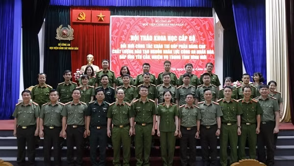 Đổi mới công tác khảo thí góp phần nâng cao chất lượng đào tạo nguồn nhân lực CAND