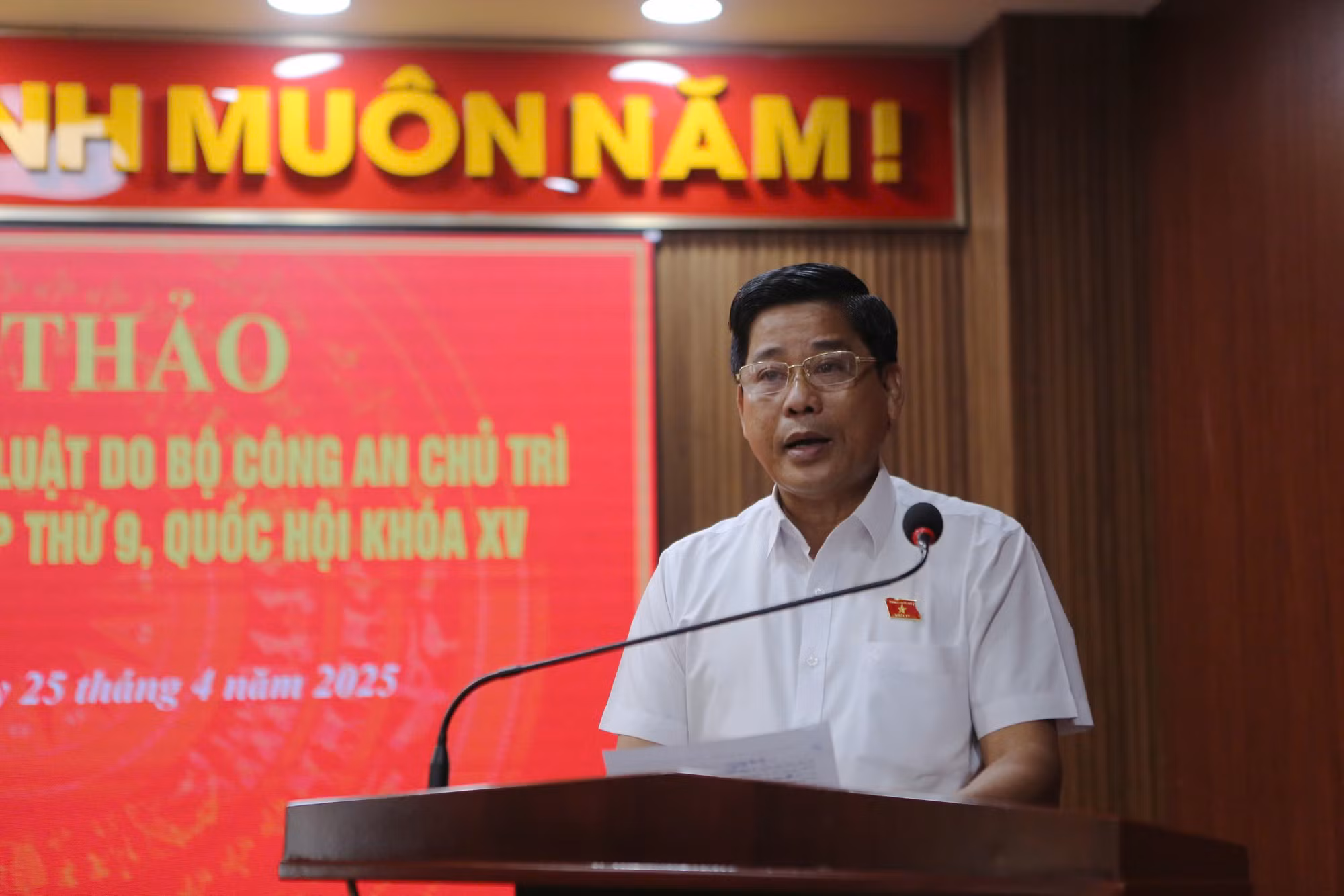 Công an Quảng Nam tổ chức hội thảo các dự án luật -0