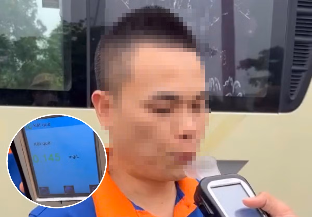 Kiểm tra đột xuất ở khu công nghệ cao, nhiều tài xế xe khách chở công nhân dính nồng độ cồn -0
