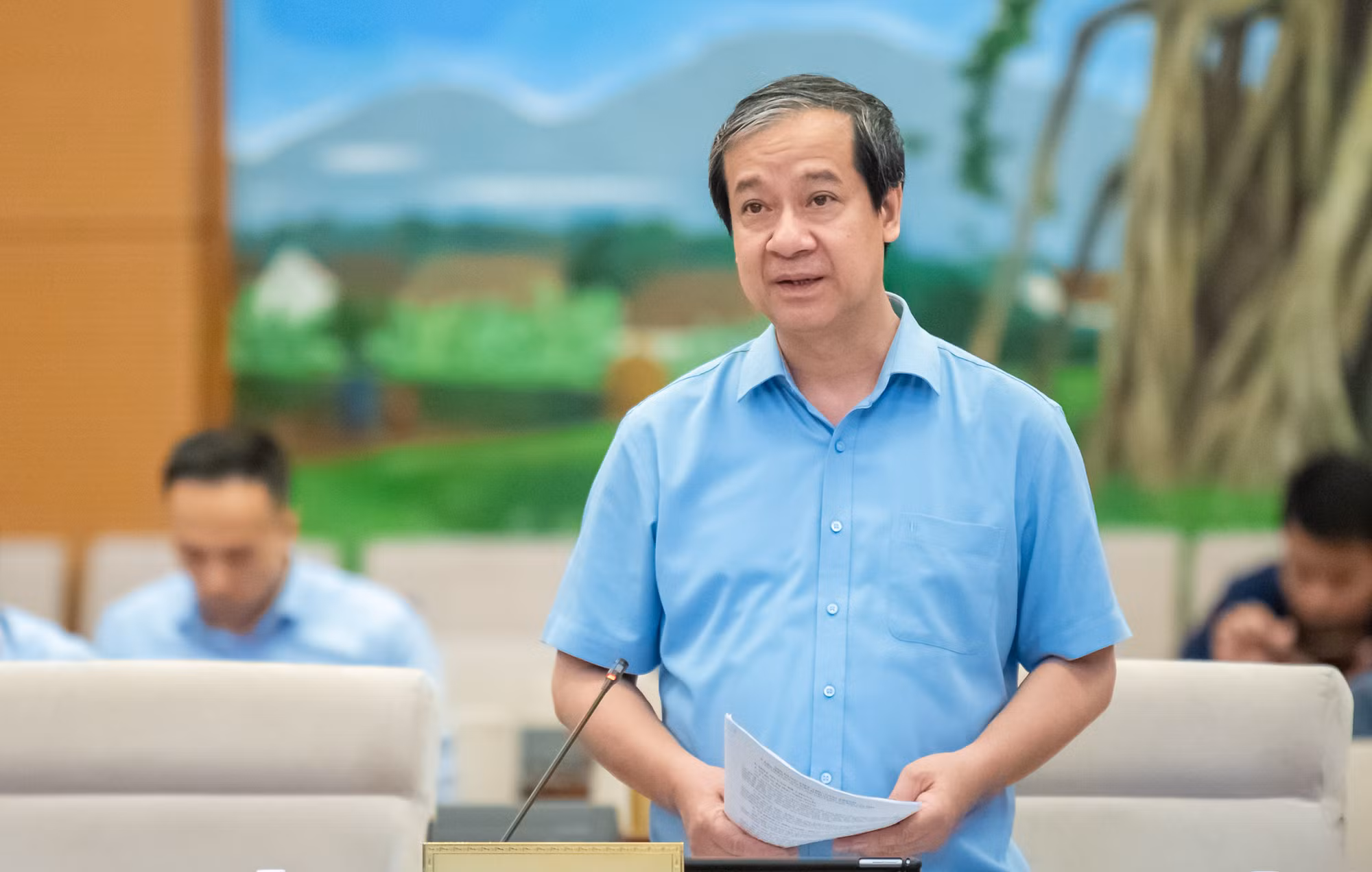 Miễn học phí cho tất cả trẻ em mầm non 5 tuổi -0