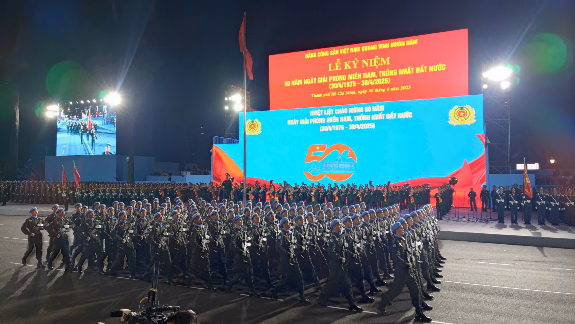 Tổng hợp luyện diễu binh, diễu hành lần thứ 2 diễn ra thuận lợi -2
